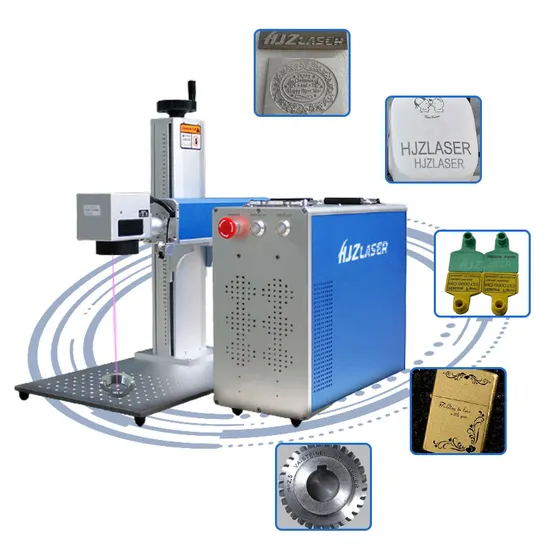 20W 30W Fiber Laser Marker Laser Marking Machine with Convey Belt for Key Phone Case Cable PCB Plastic Metal
