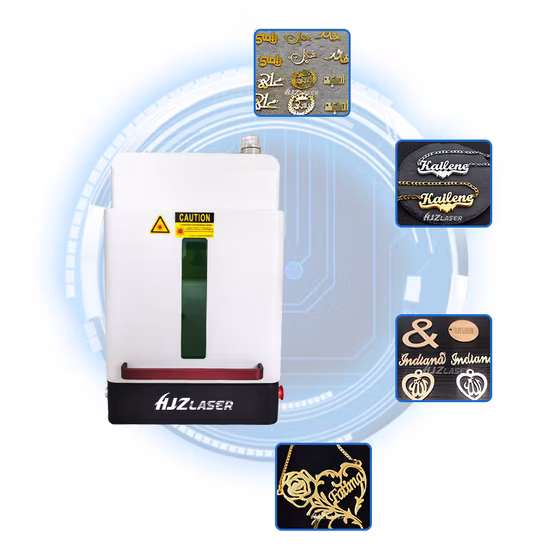 20W 30W Fiber Laser Marker Laser Marking Machine with Convey Belt for Key Phone Case Cable PCB Plastic Metal